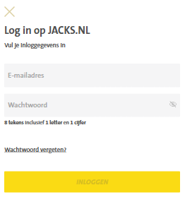 jack's casino inloggen